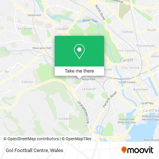 Gol Football Centre map