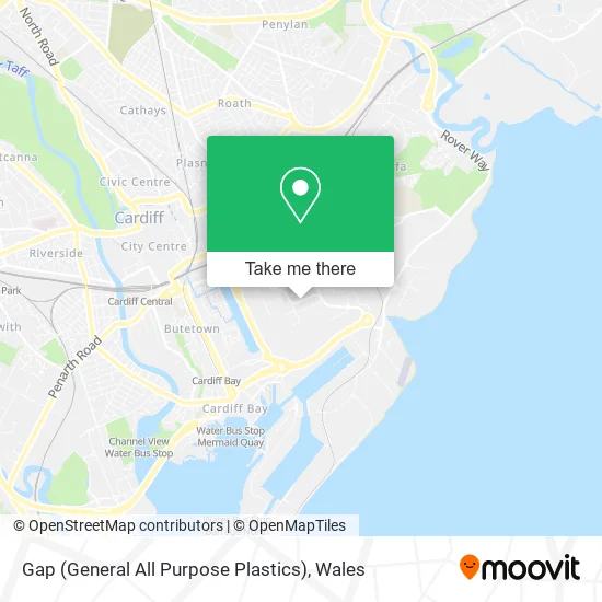Gap (General All Purpose Plastics) map