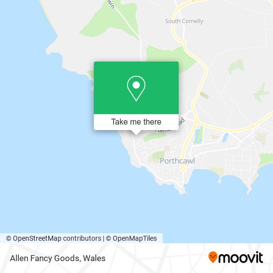 Allen Fancy Goods map