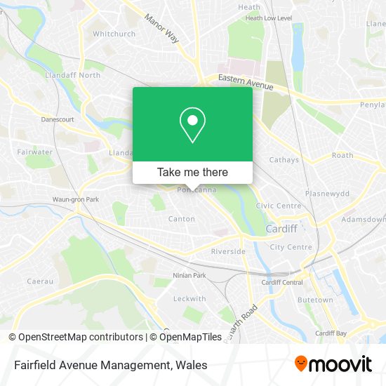 Fairfield Avenue Management map