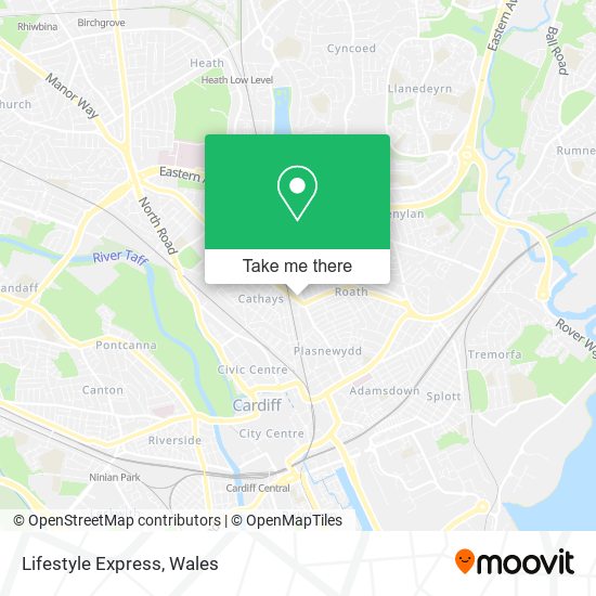 Lifestyle Express map