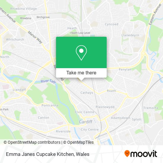 Emma Janes Cupcake Kitchen map