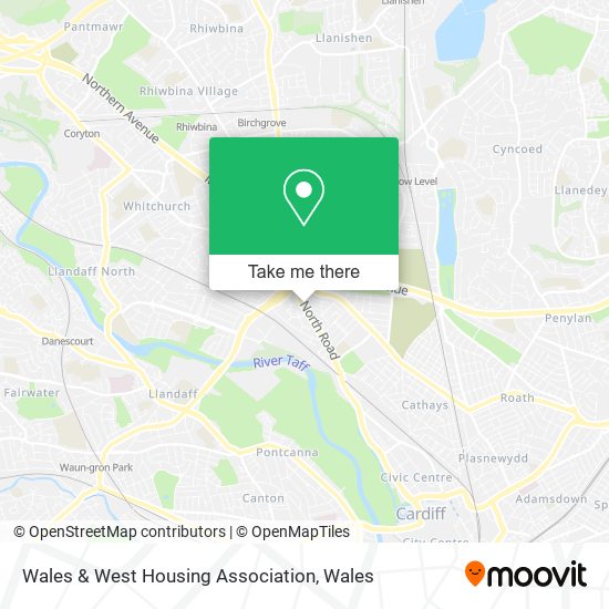 Wales & West Housing Association map