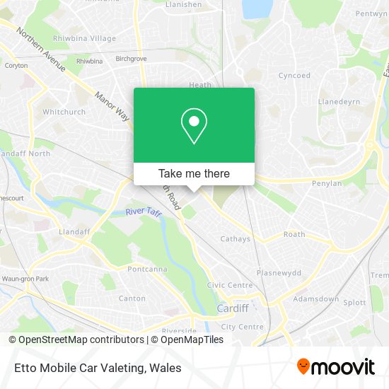 Etto Mobile Car Valeting map
