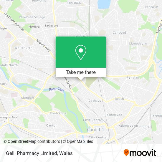 Gelli Pharmacy Limited map