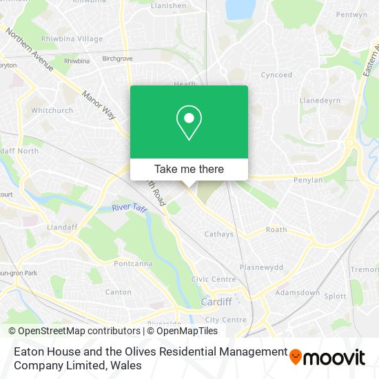 Eaton House and the Olives Residential Management Company Limited map