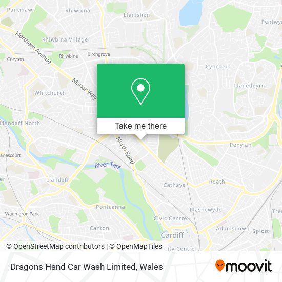 Dragons Hand Car Wash Limited map