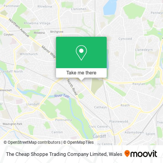 The Cheap Shoppe Trading Company Limited map