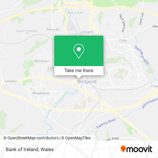 Bank of Ireland map