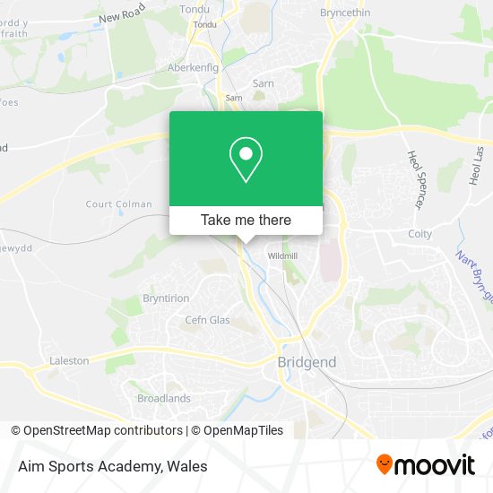 Aim Sports Academy map