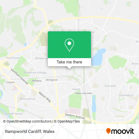 Rampworld Cardiff map