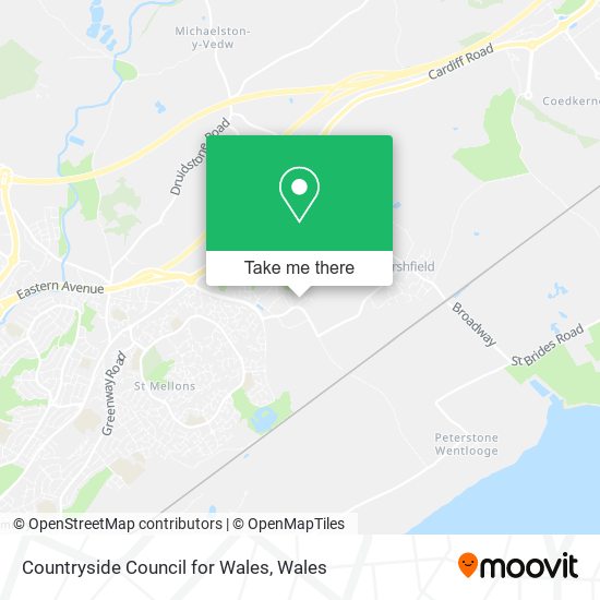 Countryside Council for Wales map