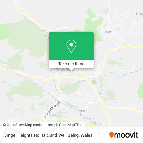 Angel Heights Holistic and Well Being map