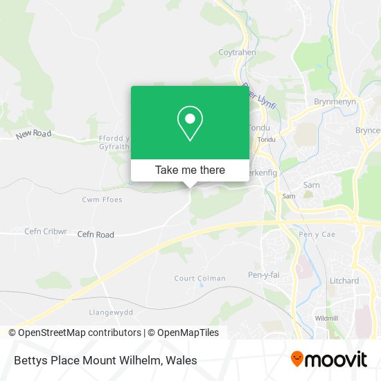 Bettys Place Mount Wilhelm map