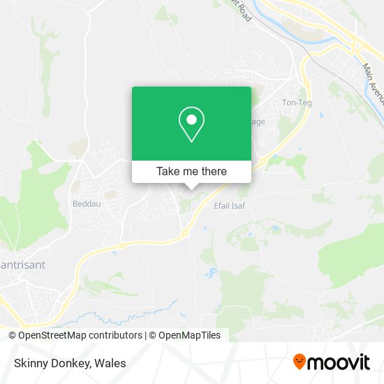 Skinny Donkey map