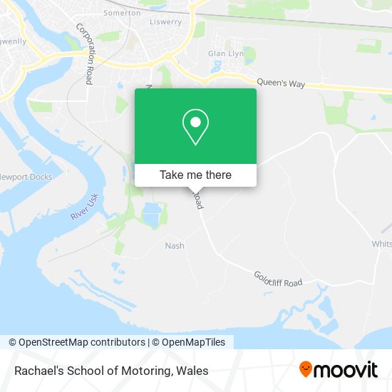 Rachael's School of Motoring map