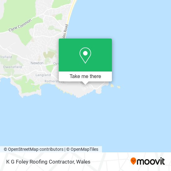 K G Foley Roofing Contractor map