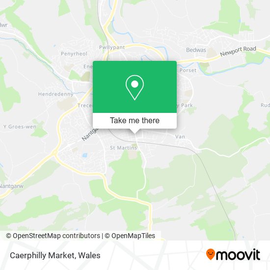 Caerphilly Market map