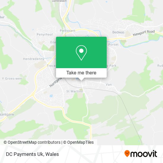 DC Payments Uk map