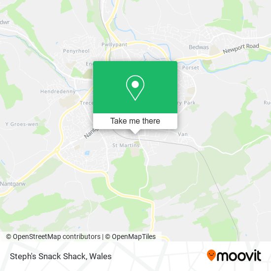Steph's Snack Shack map