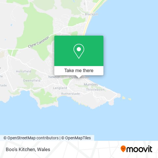 Boo's Kitchen map