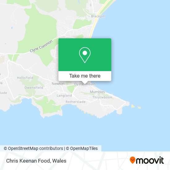 Chris Keenan Food map