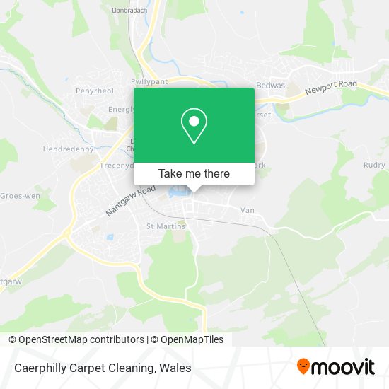 Caerphilly Carpet Cleaning map