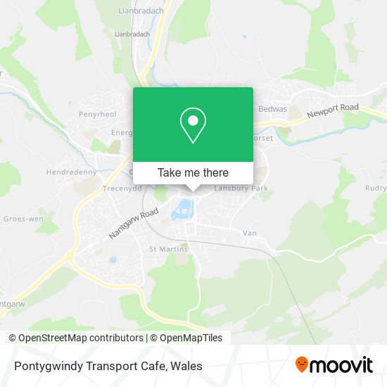 Pontygwindy Transport Cafe map