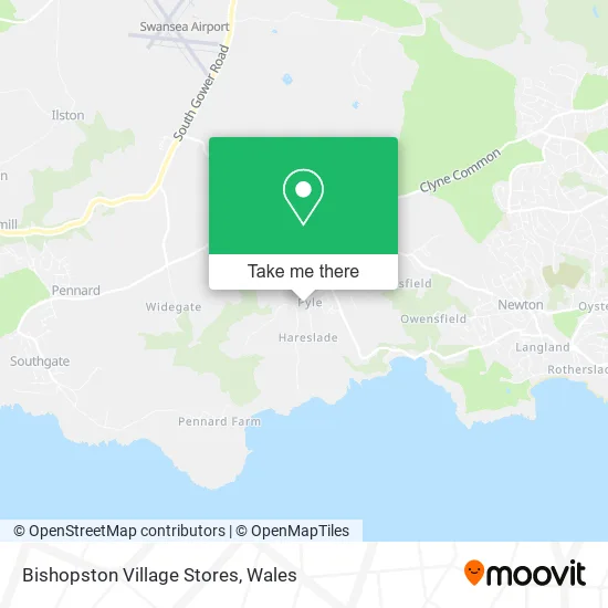 Bishopston Village Stores map