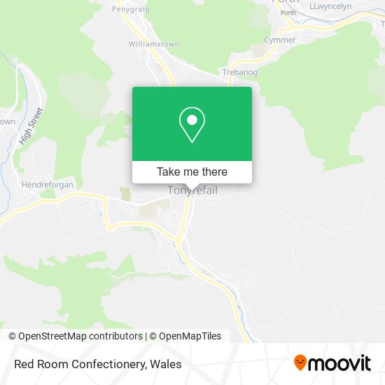 Red Room Confectionery map