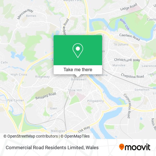 Commercial Road Residents Limited map