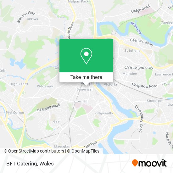 BFT Catering map