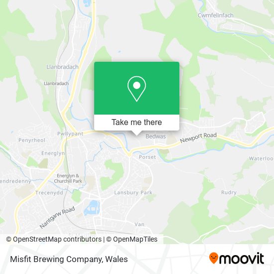 Misfit Brewing Company map