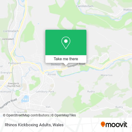 Rhinos Kickboxing Adults map