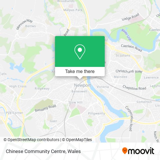 Chinese Community Centre map