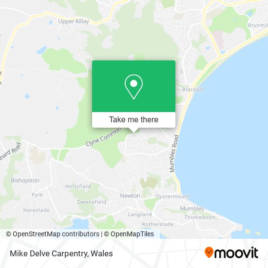 Mike Delve Carpentry map