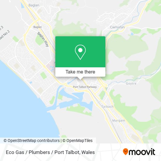 Eco Gas / Plumbers / Port Talbot map