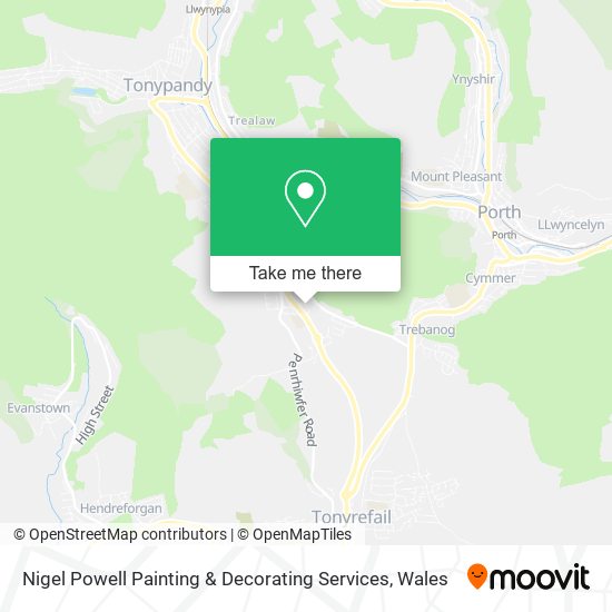 Nigel Powell Painting & Decorating Services map