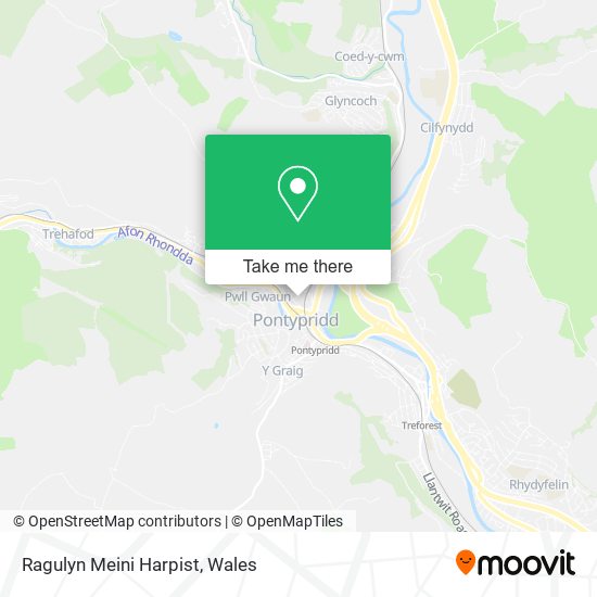 Ragulyn Meini Harpist map