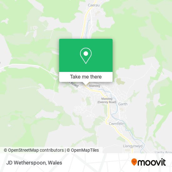 JD Wetherspoon map