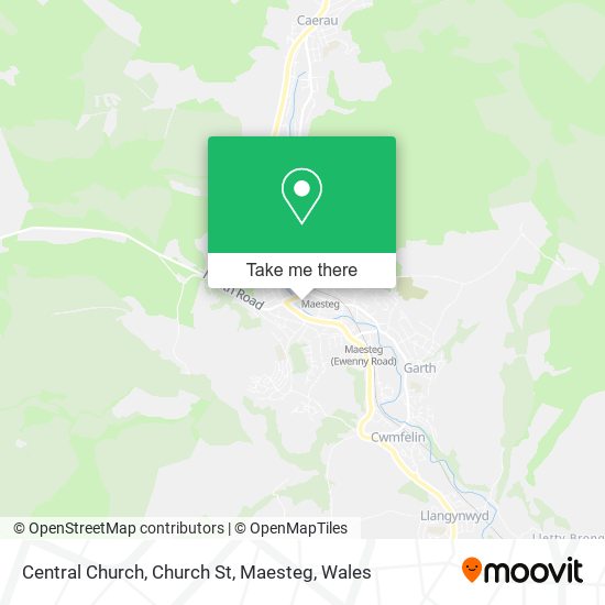Central Church, Church St, Maesteg map