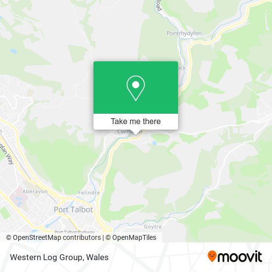 Western Log Group map