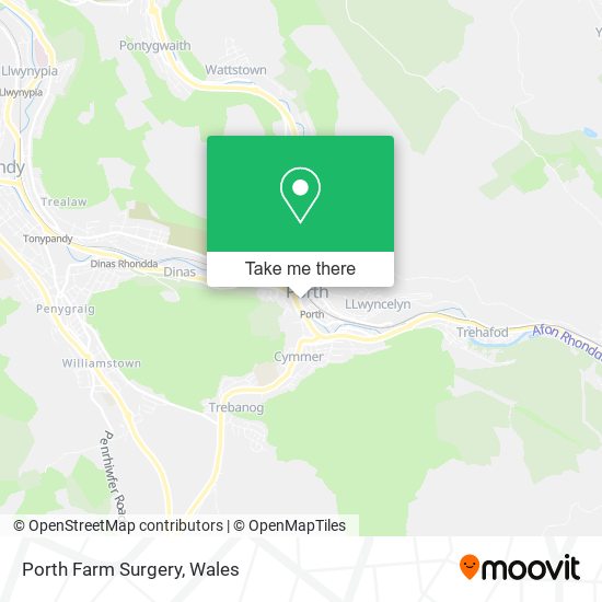 Porth Farm Surgery map