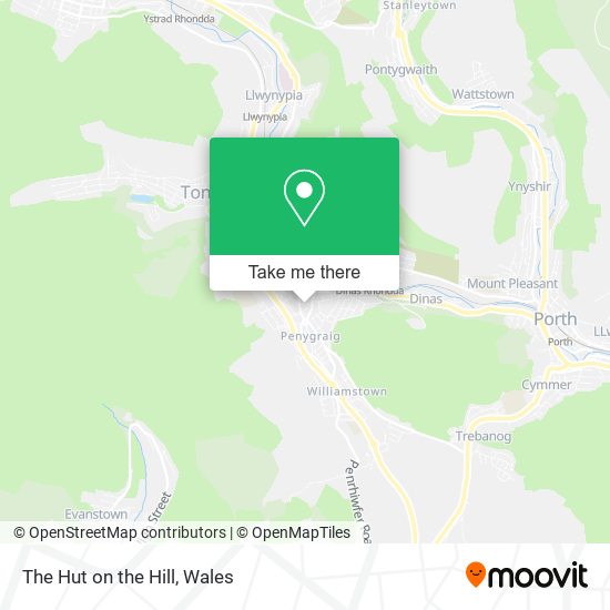 The Hut on the Hill map