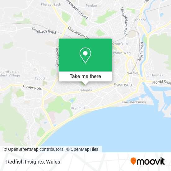 Redfish Insights map