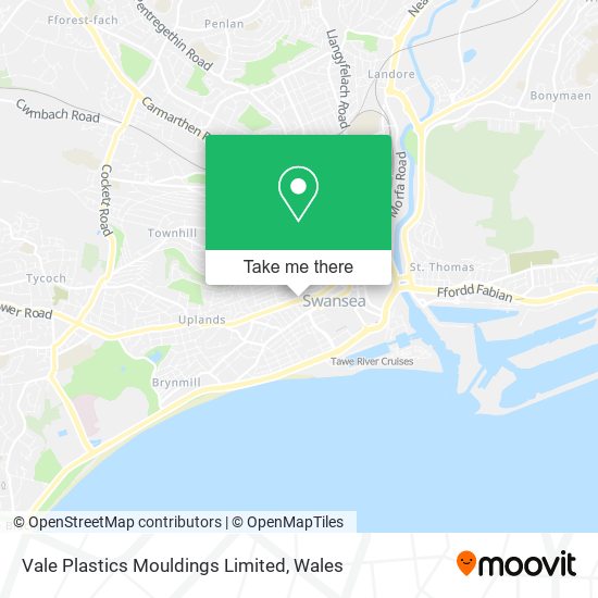 Vale Plastics Mouldings Limited map