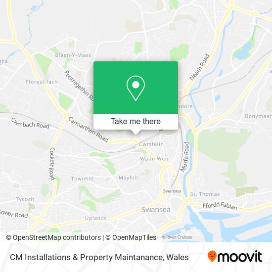 CM Installations & Property Maintanance map