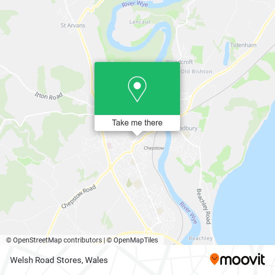 Welsh Road Stores map