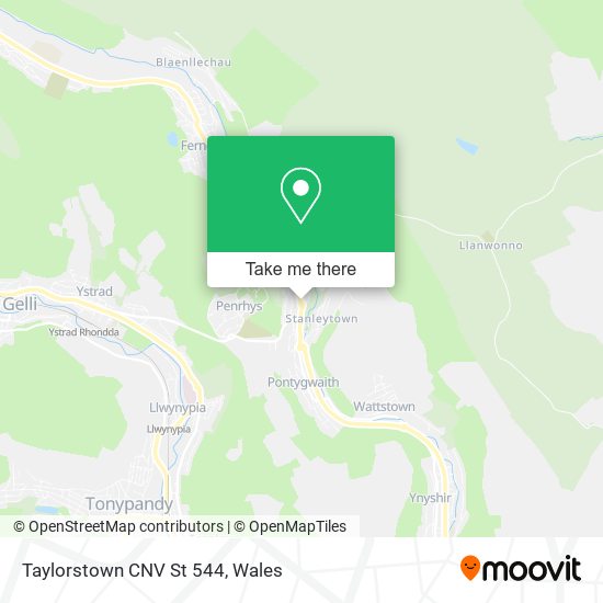 Taylorstown CNV St 544 map