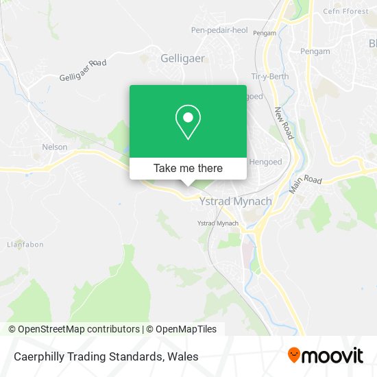 Caerphilly Trading Standards map